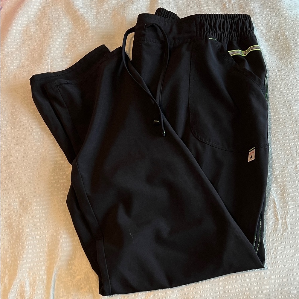 Black Scrubstar Scrub Pants